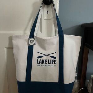 Canvas Tote Bag - LAKELIFE